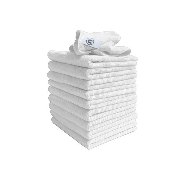 Richlite Fabrication + Finishing | Contract white microfibre cloths (Pack of 10)